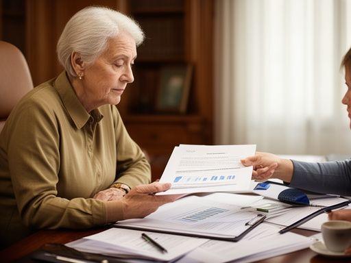Persona mayor de 60 años revisando estrategia de mejora de crédito para jubilación en Madrid